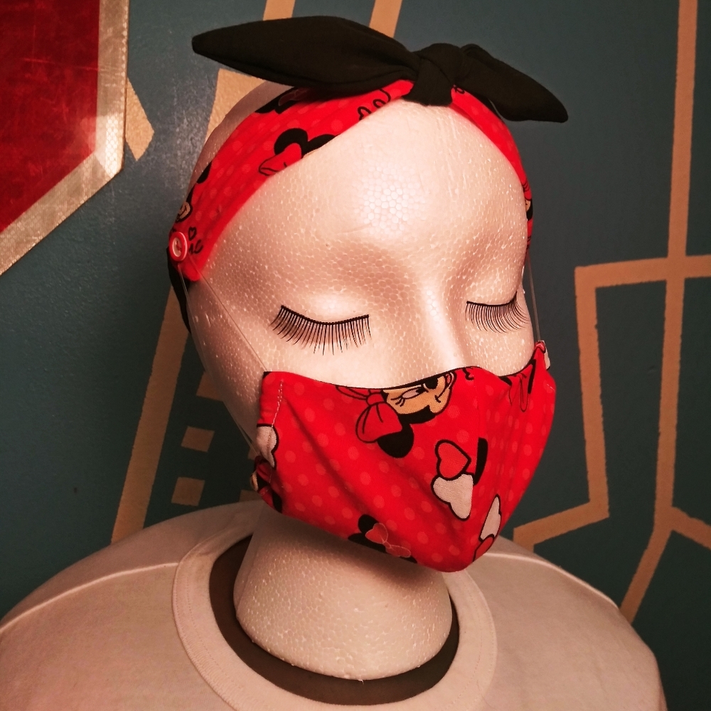 Youth size mask and headband